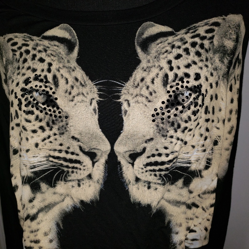 Fierce Black Longsleeve Crop Top - Picture 2 of 5